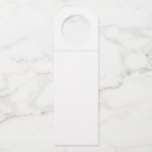 独自のデザイン標準マットの作成 ボトルネックタグ (正面)