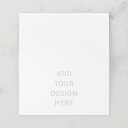 独自のデザイン水平テント折り曲げを作成 ロイヤリティカード (外部開封)