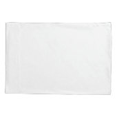 独自のデザイン独身の標準サイズの作成 枕カバー (裏面)