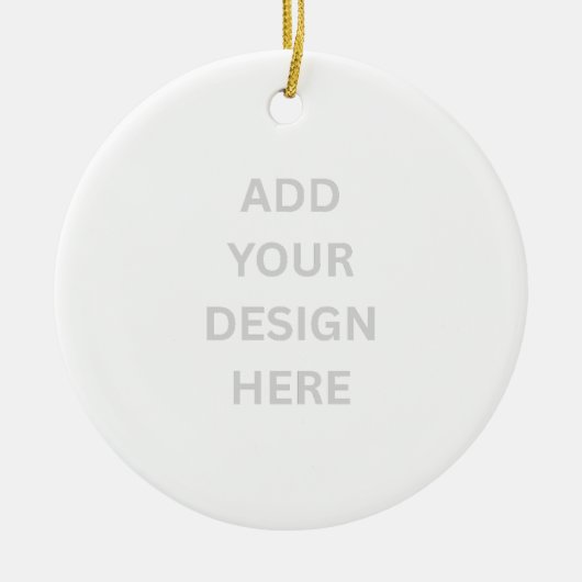 独自のデザイン磁器の円の作成オーナメント セラミックオーナメント (正面)