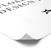 独自のデザイン風景の作成 ポスター (角)