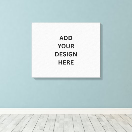 独自のデザイン20x16パネ独身のルの作成包まれた キャンバスプリント (インサイチュ (ウッドフロア))