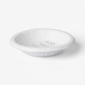 独自のデザイン7"紙ボウルの作成 ペーパーボウル (傾斜あり)