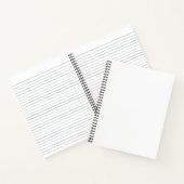 独自のデザイン8.5インチx 11インチソフトカバーの作成 ノートブック (内部)