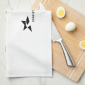 独自のデザイン キッチンタオル (四つ折り)