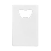 独自のデザイン クレジットカード栓抜き (裏面)