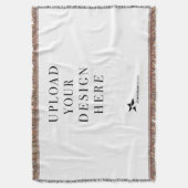 独自のデザイン スローブランケット (正面縦)