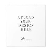 独自のデザイン ノートパッド (正面)