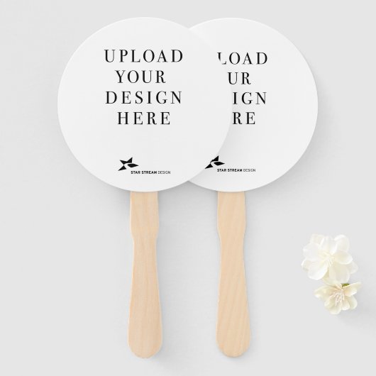 独自のデザイン ハンドファン (正面&裏面)