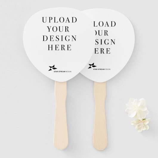 独自のデザイン ハンドファン (正面&裏面)