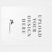 独自のデザイン フリースブランケット (正面(横))