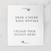 独自のデザイン プレイスカード (外部開封)