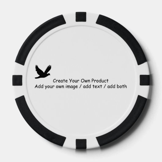 独自のデザイン ポーカーチップ (正面)
