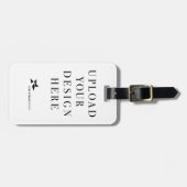 独自のデザイン ラゲッジタグ (正面横)