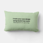 独自のデザインDIYカスタムパーソナライズされた ランバークッション (裏面)