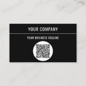 独自のデザインQRコード名刺の例 名刺 (正面)