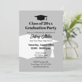 独自のデジタル卒業カスタムパーティーをダウンロード 招待状 (スタンド正面)