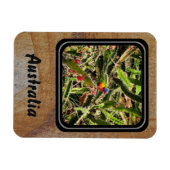 独自のトラベルフォトマグネットを作成 マグネット (横)