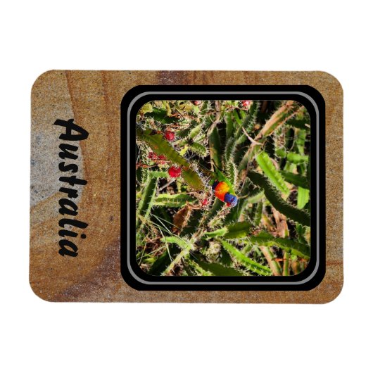 独自のトラベルフォトマグネットを作成 マグネット (横)