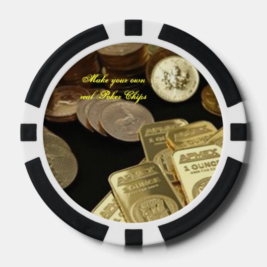 独自のトランプのポーカーチップ/マッチング遊カードの作成 ポーカーチップ (正面)