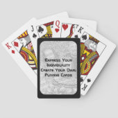 独自のトランプを作成 – フォトダーク縁ど トランプ (裏面)