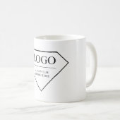 独自のトレンディーフォトモダンコラージュの作成 コーヒーマグカップ (正面右)