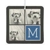 独自のトレンディーInstagramフォトコラージュの作成 カーエアーフレッシュナー (正面)