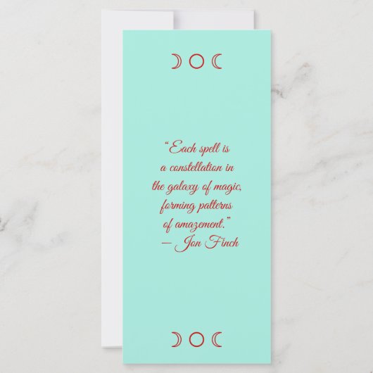 独自のトロピカルハイビスカスブックマークカードを作成 (裏面)