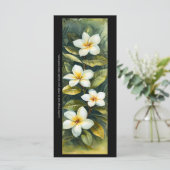 独自のトロピカルフランギパニブックマークカードを作成 (スタンド正面)