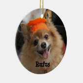 独自のドッグカスタムフォトセラミックオーナメントの作成 セラミックオーナメント (右)