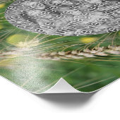 独自のドライサマーグラスフレームを作成8x10 フォトプリント            (角)