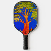 独自のナチュラルカラー環境にやさしの作成デザイン ピックルボールラケット (正面)