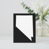 独自のネバダ移動アナウンスの作成 ポストカード (スタンド正面)