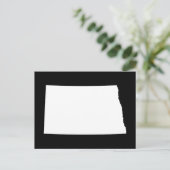 独自のノースダコタ州の移行発表の作成 ポストカード (スタンド正面)