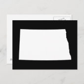 独自のノースダコタ州の移行発表の作成 ポストカード (正面/裏面)