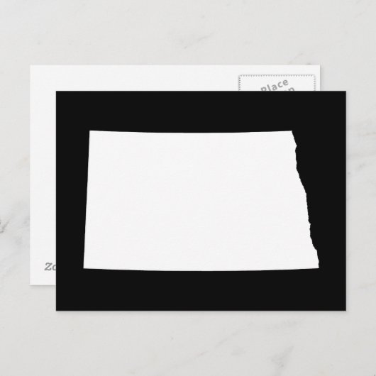 独自のノースダコタ州の移行発表の作成 ポストカード (正面/裏面)