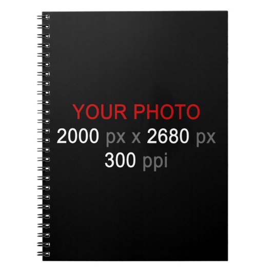 独自のノートブックのカスタム作成 ノートブック (正面)