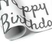 独自のハッピーバースデー名の作成  ラッピングペーパー (ロールコーナー)