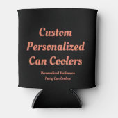 独自のハロウィンカスタムパーソナライズされたビールの作成 缶クーラー (正面)