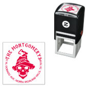 独自のハロウィーン差出人住所の作成 セルフインキングスタンプ (インサイチュ)