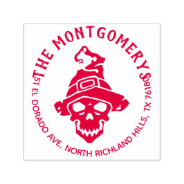 独自のハロウィーン差出人住所の作成 セルフインキングスタンプ