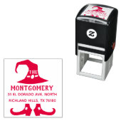 独自のハロウィーン差出人住所の作成 セルフインキングスタンプ (インサイチュ)