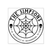 独自のハロウィーン差出人住所の作成 ラバースタンプ (インプリント)