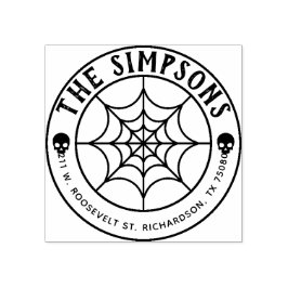 独自のハロウィーン差出人住所の作成 ラバースタンプ