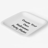 独自のハローウィンパーティデコルZazzleを作成 ペーパープレート (傾斜あり)