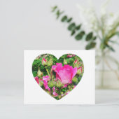 独自のハート図形の写真の作成 ポストカード (スタンド正面)