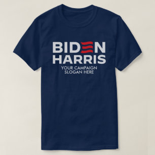 独自のバイデン氏・ハリスのキャンペーンのスローガンを作成 Tシャツ