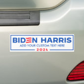 独自のバイデン氏Harris 2024を作成 バンパーステッカー (車上)