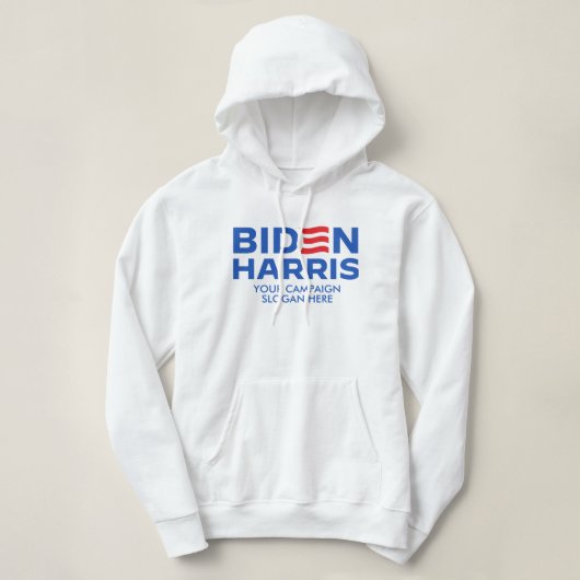 独自のバイデン氏Harris 2024を作成 パーカ (デザイン正面)