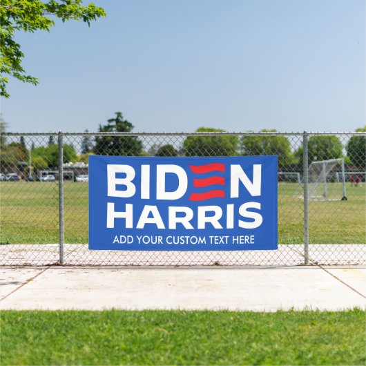 独自のバイデン氏Harris 2024を作成 横断幕 (インサイチュ)
